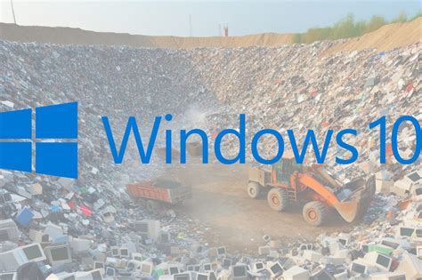 240 Million Pcs Could End Up In Landfill With The End Of Windows 10