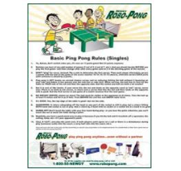 · the choice of playing position at the table and order of service are determined by the toss of a coin. FREEBIE: Table Tennis Rules Poster (ALL) - Paperblog