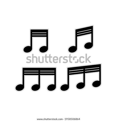 Vector Tone Symbols Musical Notes Music Stock Vector Royalty Free