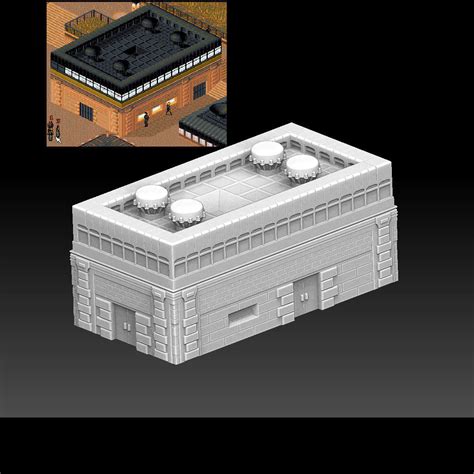 Syndicate Buildings 3d Model 3d Printable Cgtrader