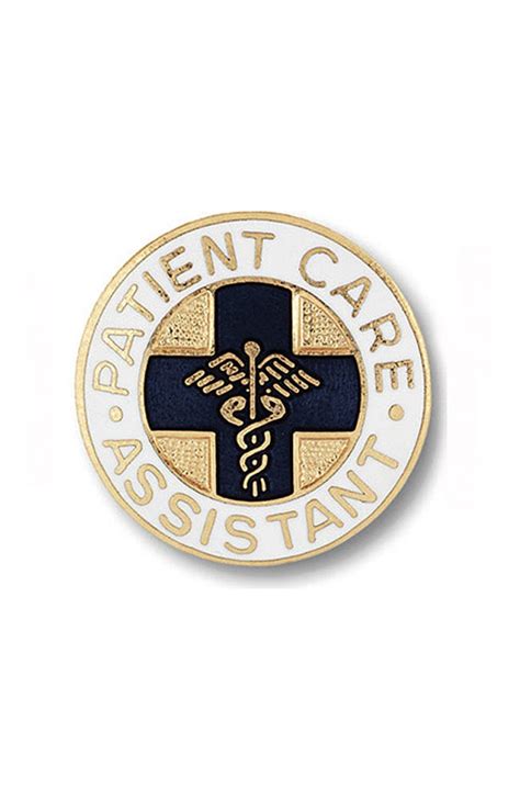 Prestige Medical Emblem Pin Patient Care Assistant