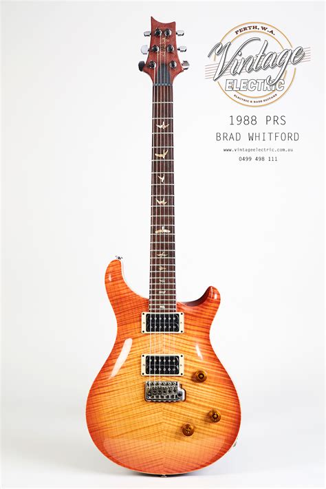1988 paul reed smith custom 24 brad whitford guitars electric solid body vintage electric