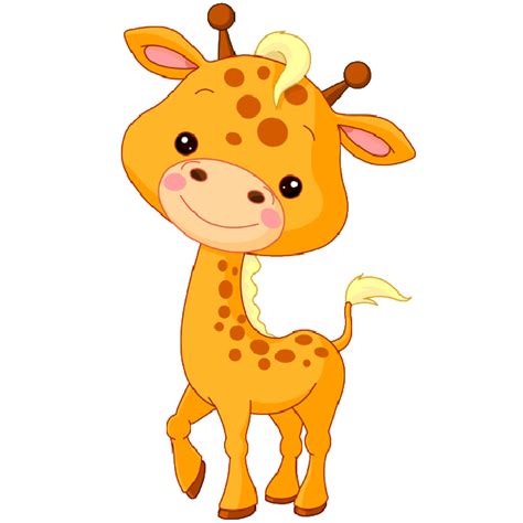 Baby Giraffe Baby Cartoon Giraffe Clipart Image 18661