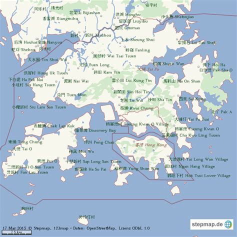 Stepmap Hongkong Landkarte Für Welt