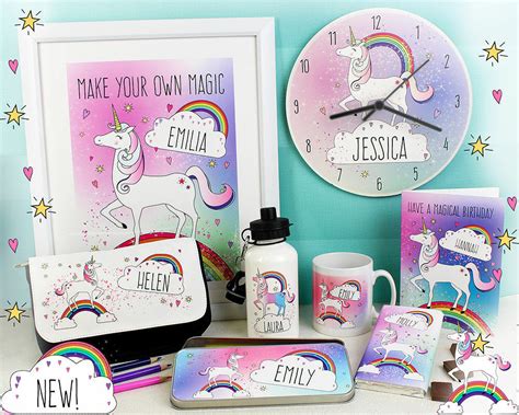 Personalised Unicorn Ts For Her Birthday Christmas