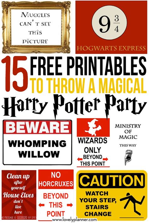 Free Printable Harry Potter Posters Printable Templates By Nora