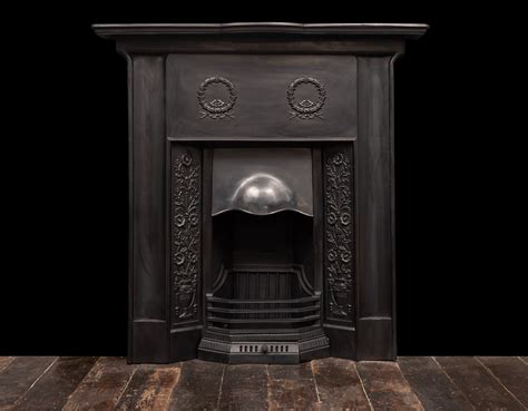 Cast Iron Fireplace Ci184 19th Century Antique Cast Iron