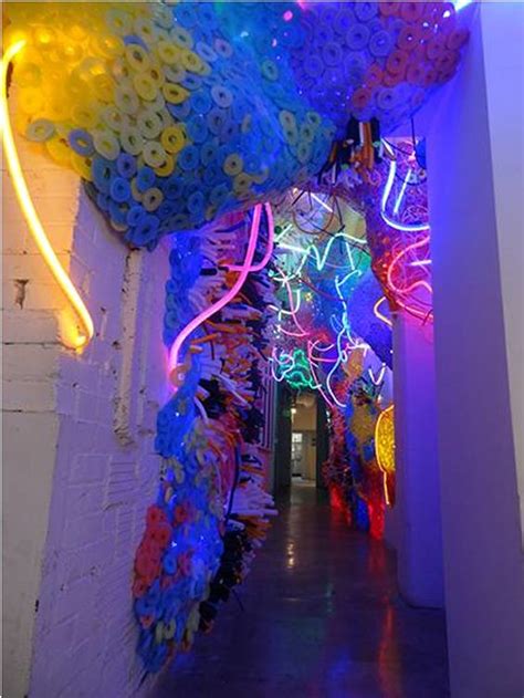 otherworldly light installations by adela andea artistic installation light art light