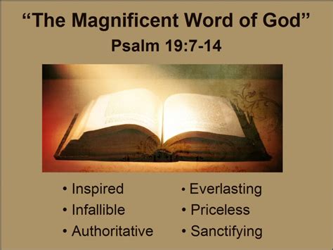 The Magnificent Word Of God Ray Fowler Org
