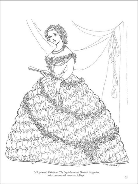 There are a lot of these activities online. Ball Gown Coloring Pages at GetDrawings | Free download
