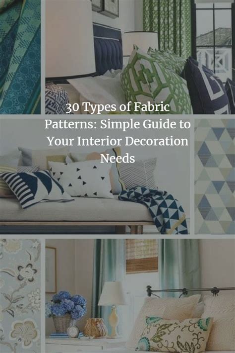 30 Types Of Fabric Patterns Simple Guide To Your Interior Decoration Needs