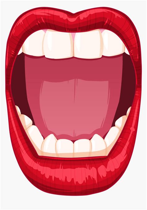 Open Mouth Png Clip Art Transparent Cartoon Mouth Png Png Download