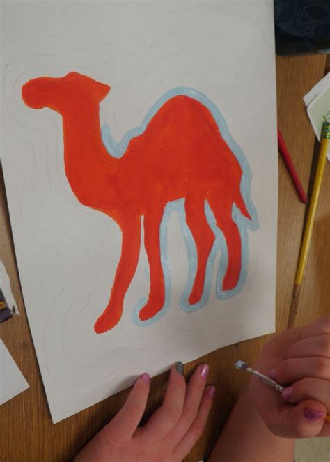 Jerdees Art Classes Animals In Art Complementary Color Silhouettes