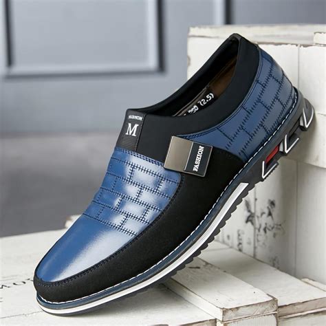 luxury casual men s comfortable business slip on shoes lazanow