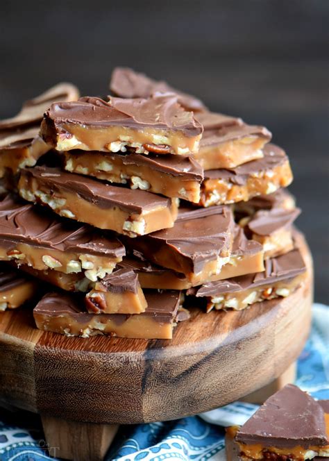 Roll the still flexible toffee bits into a ball or a log, and just leave the hard toffee bits like they are, maybe stack the really small pieces, and then cut the aluminum foil into squares (i used wax paper in the. Better Than Anything Toffee Recipe - Mom On Timeout