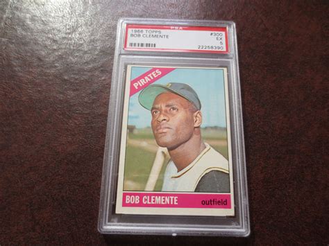 Check spelling or type a new query. Lot Detail - 1966 Topps Roberto Bob Clemente PSA 5 Ex baseball card #300