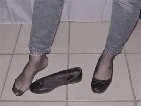 Extremely Well Worn Graceland Ballet Flats Nylons And J Flickr