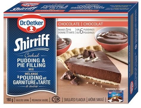 Dr Oetker Shirriff Pudding Pie Filling Mix Chocolate G Imported