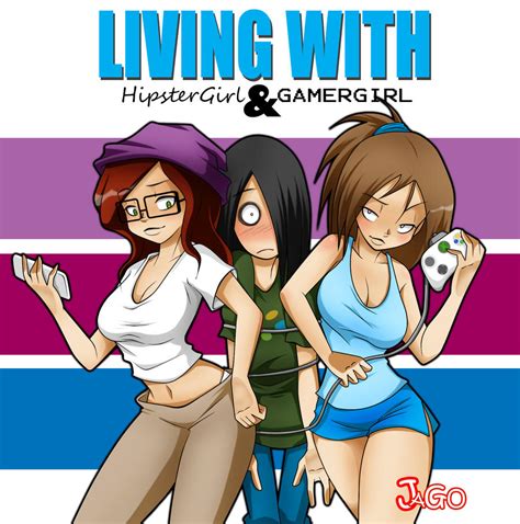 Living With Hipstergirl And Gamergirl By Jagodibuja On Deviantart