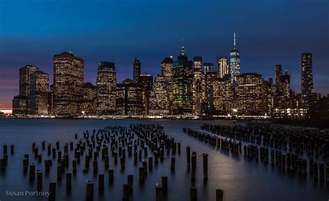 17 New York City Skyline 2020 Night Images