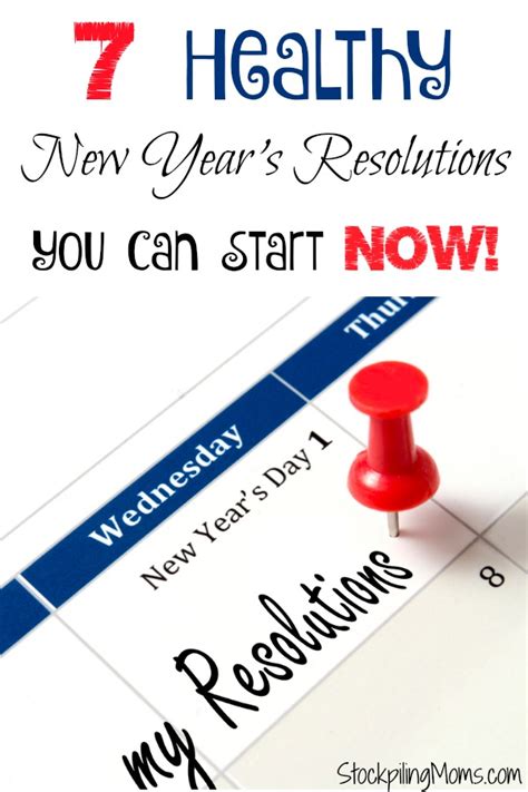 7 Healthy New Years Resolutions To Start Now