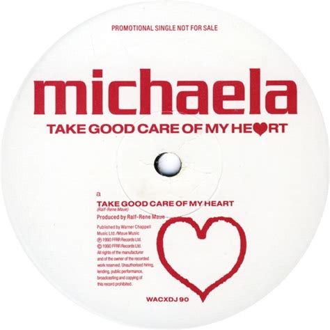 Michaela Take Good Care Of My Heart 1990 Vinyl Discogs