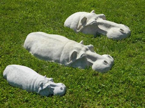 Get info of suppliers, manufacturers, exporters, traders of cement statue for buying in india. X3 Hippo Garden Ornaments, Resin / Stone Garden Decoration ...