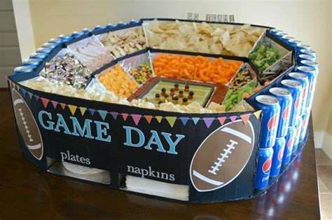 How To Build The Ultimate Snack Stadium Super Bowl Snack Stadium Bowl Party Food Snack Stadium