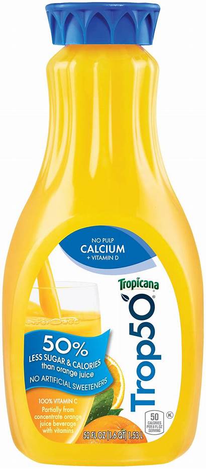 Orange Juice Vitamin Tropicana Pulp Calcium Trop50