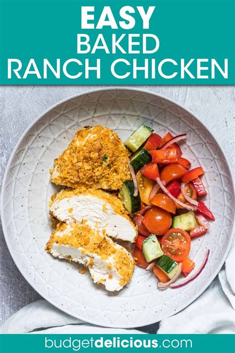 Crispy Baked Ranch Chicken Is So Easy To Make With Just 5 Everyday