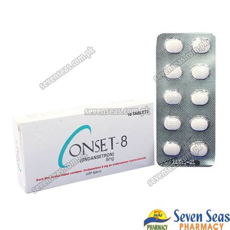 Onset Tab 8mg 1x10 Seven Seas Pharmacy Pakistan Online Pharmacy