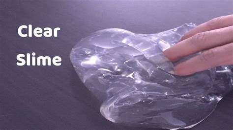 How To Make Clear Slime With Glue At Home Slime With Glue No Borax