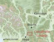 Coquihalla highway is an extreme freeway located in southern british columbia, canada. Coquihalla Summit Map