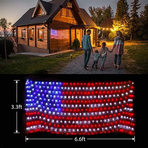 Buy Seenda American Flag Lights 420 Led Waterproof Led Flag Net Light Of The United States