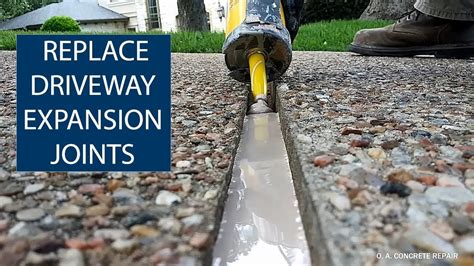Expansion Joint Replacement Of Concrete Driveways Youtube Repair