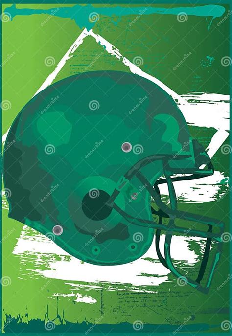 Football Helmet Stock Vector Illustration Of College 9495091