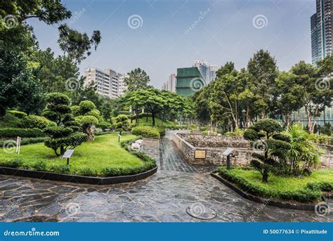 Ornamental Garden Kowloon Walled City Park Hong Kong Stock Photography