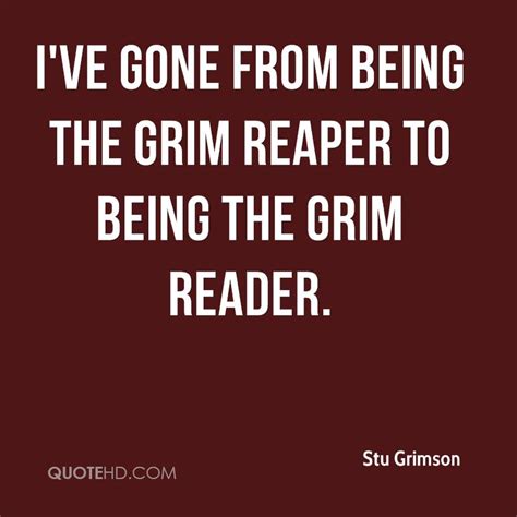 In the first book of my discworld series, published more than 26 years ago, i introduced death as a character; Stu Grimson Quotes | QuoteHD
