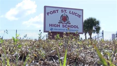 Former Port St Lucie High School Student Sues School