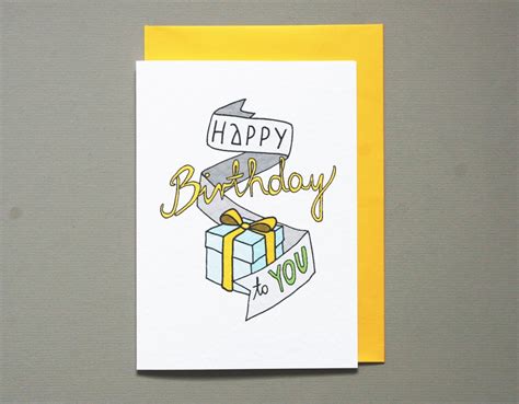 Hand Drawn Birthday Card Ideas