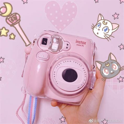 Cute Camera Fujifilm Instax Mini Lens Branding System Cherry
