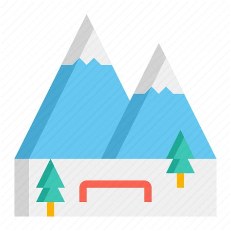 Terrain Park Mountain Nature Winter Icon Download On Iconfinder