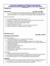 Images of Electrical Design Resume
