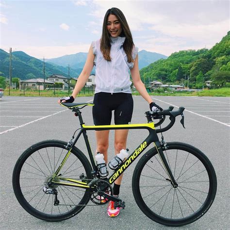 福田萌子さんのインスタグラム写真 福田萌子instagram「峠ライドに行って来ました。 今回も産経デジタル『cyclist』の企画で