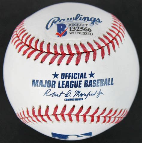 Lot Detail Impressive Major League Multi Signed Oml Baseball W 3