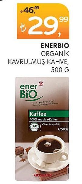 Enerbio Organik Kavrulmuş Kahve 500 G İndirimde Market