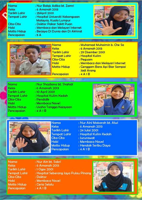 Contoh Biodata Murid Donepbs Biodata Docx Biodata Nama Sally Cho