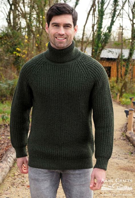 Submariner Rib Roll Neck Sweater R761 West End Knitwear