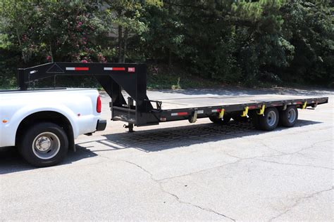 2017 Superior Trailers 24 X 8 10 Ton Gooseneck Flatbed Trailer