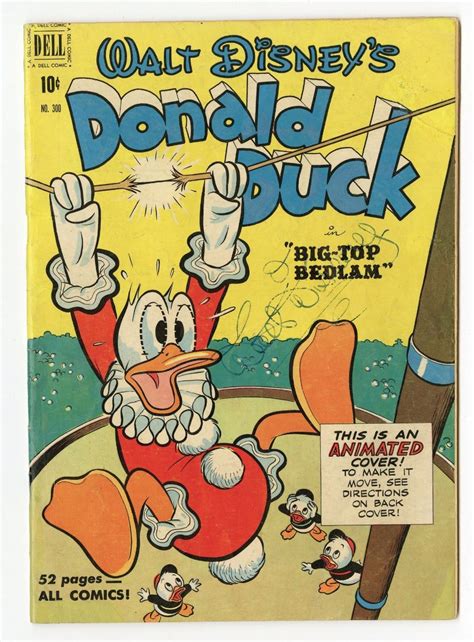 Walt Disney Signed Donald Duck Comic Book